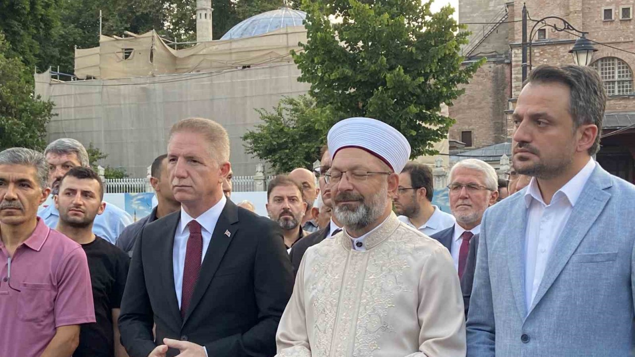 Diyanet İşleri Başkanı Prof Dr Ali Erbaş Ayasofya Fatihin bize bir