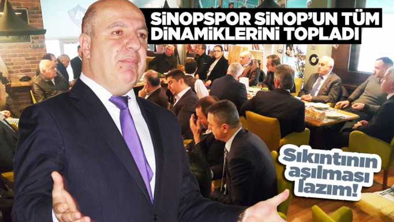Sinopspor, mali sıkıntısını masaya yatırdı