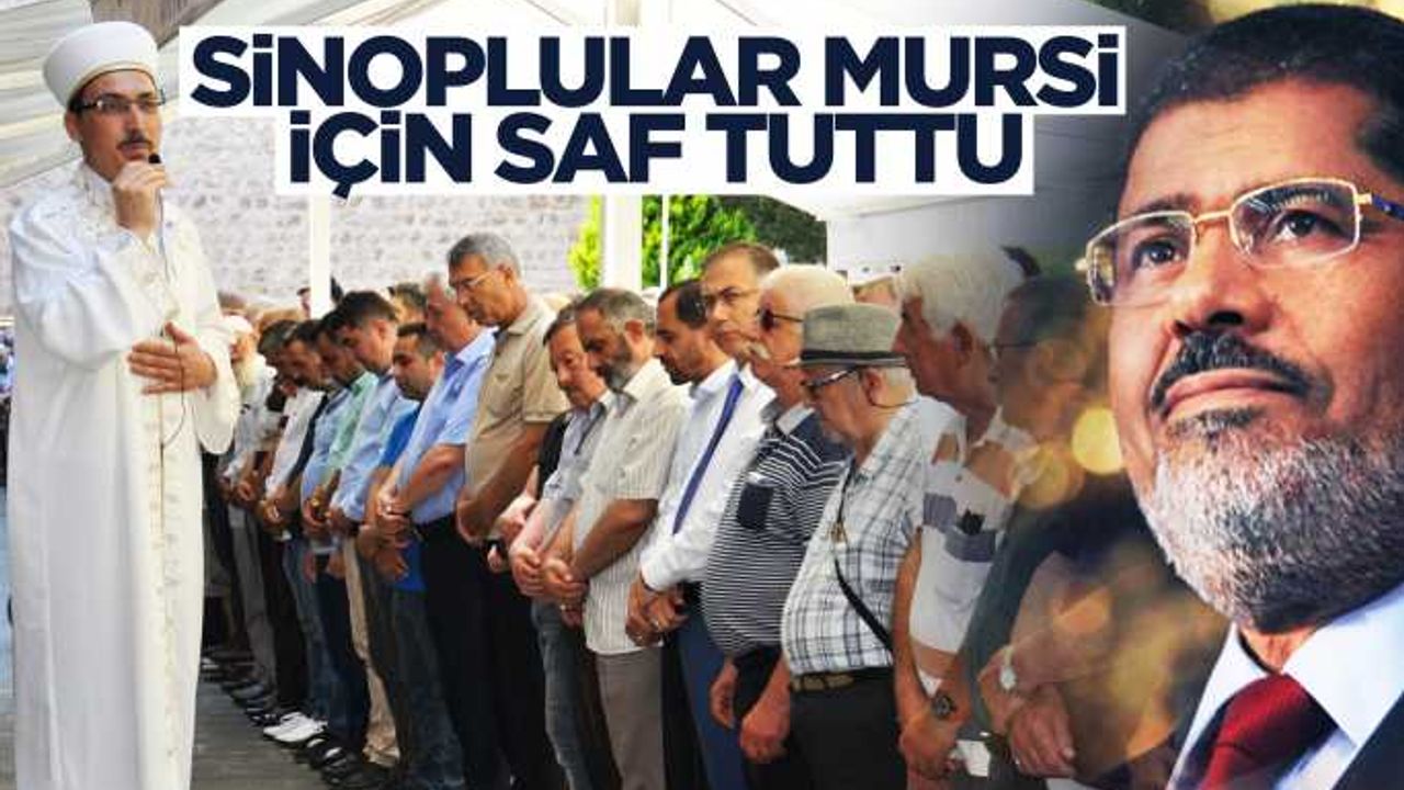 Muhammed Mursi için Sinop'ta gıyabi cenaze namazı