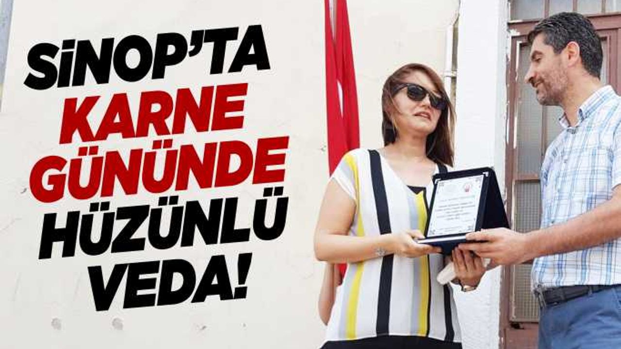 Sinop'ta karne günü hüzünlü veda