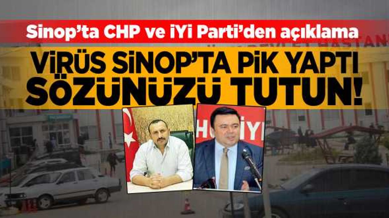 Sinop CHP ve İYİ Parti'den ortak açıklama