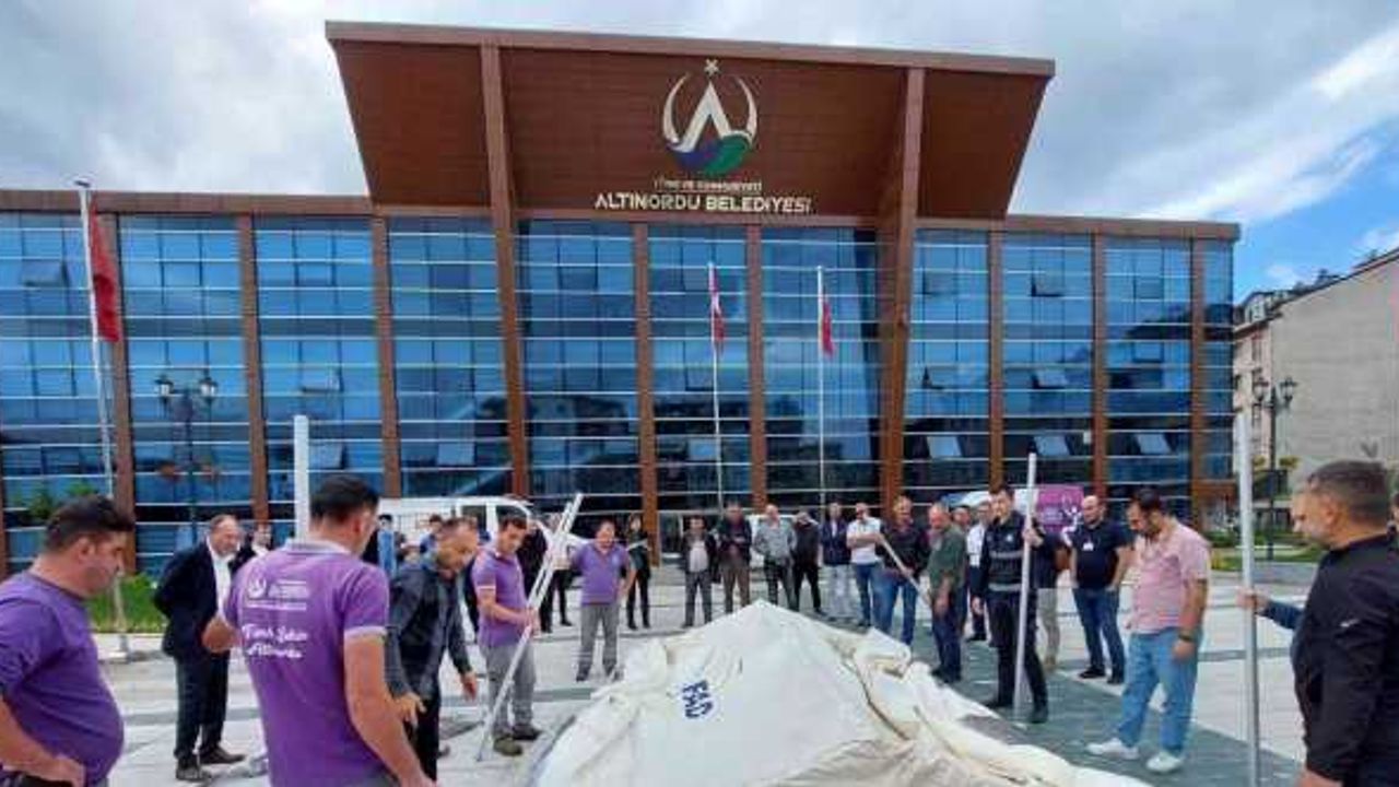 Altınordu’da belediye personellerine afet acil durum eğitimi verildi