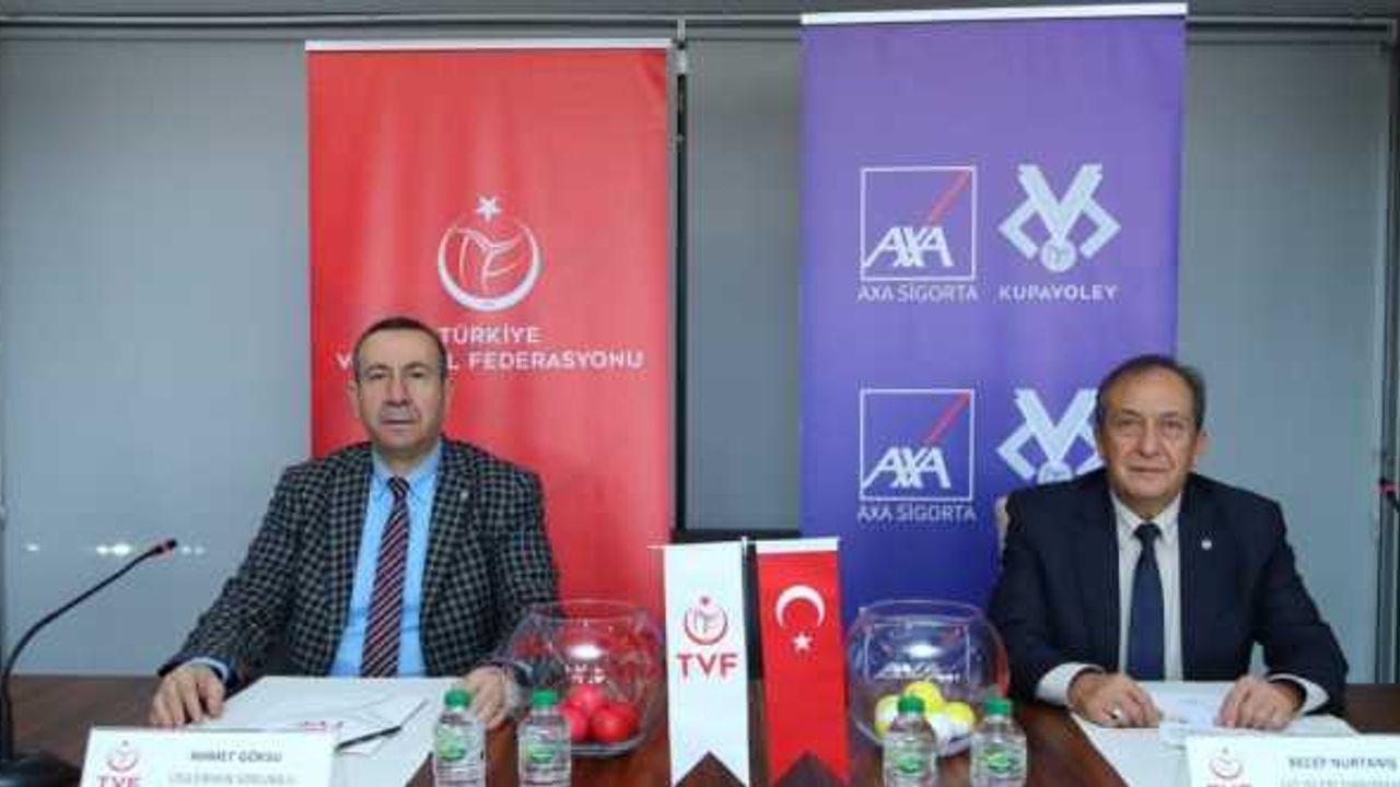 AXA Sigorta Kupa Voley'de çeyrek final eşleşmeleri belli oldu