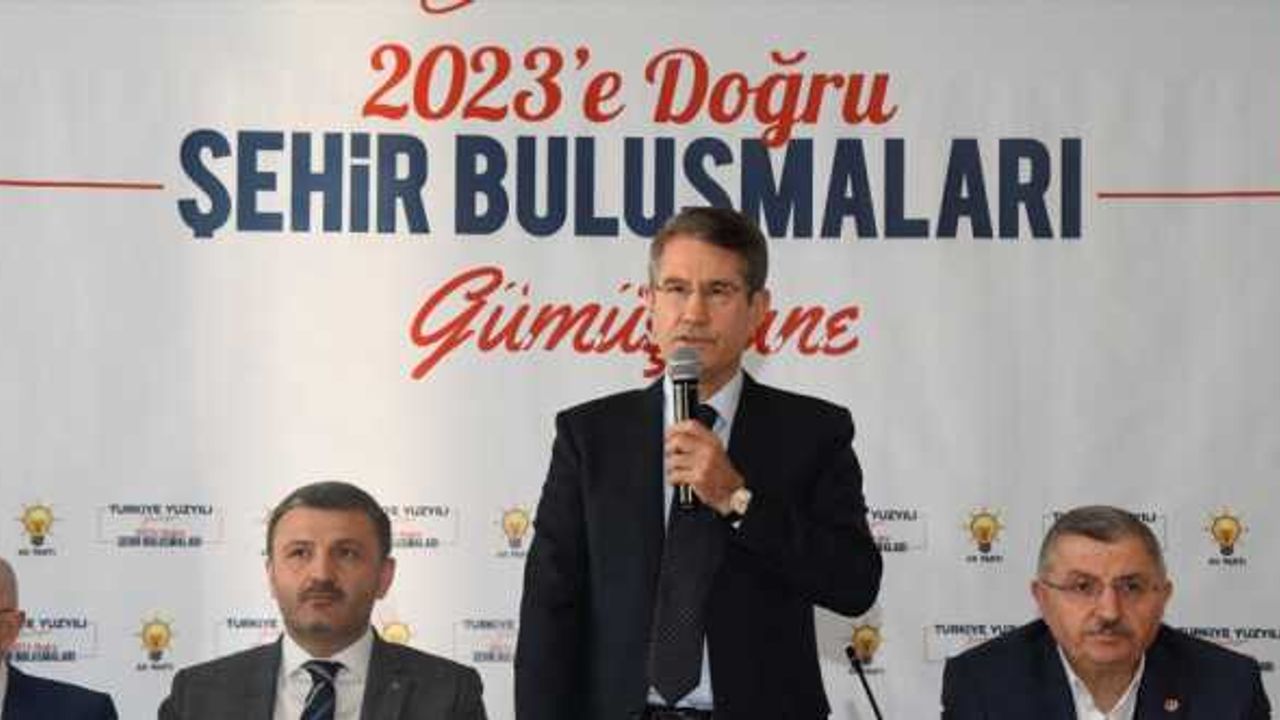 AK Parti Genel Başkan Yardımcısı Canikli, Gümüşhane'de konuştu: