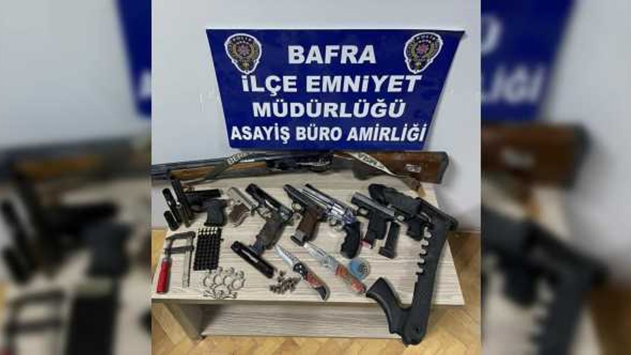 GÜNCELLEME - Samsun'da silah kaçakçılığı operasyonunda 2 zanlı tutuklandı