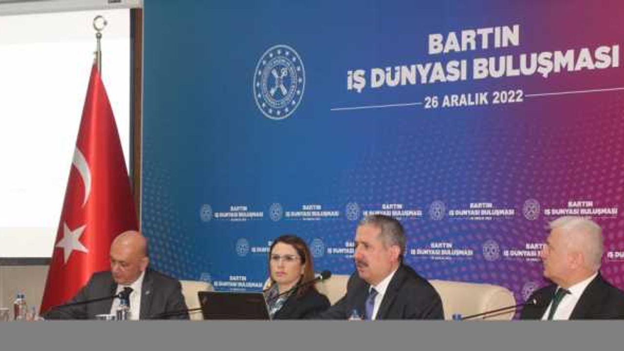Hazine ve Maliye Bakan Yardımcısı Gürcan, Bartın'da iş insanlarıyla buluştu: