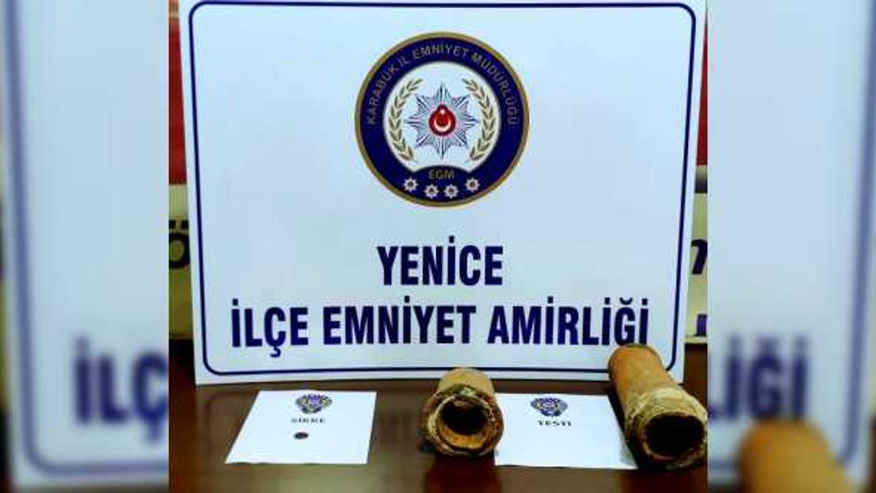Karabük'te kaçak kazı ve tarihi eser operasyonunda 9 kişi yakalandı