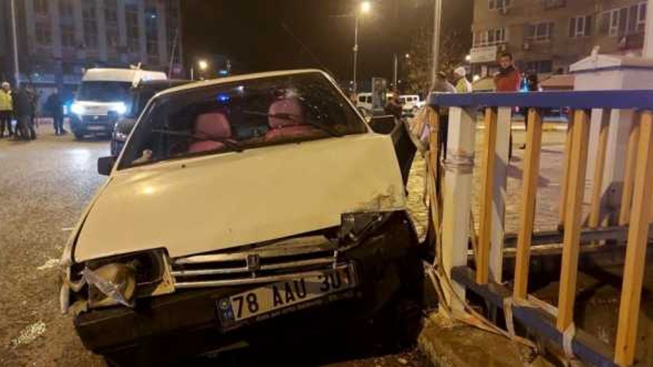 Karabük'te kaza yapan ve olay yerinden kaçan alkollü sürücü yakalandı