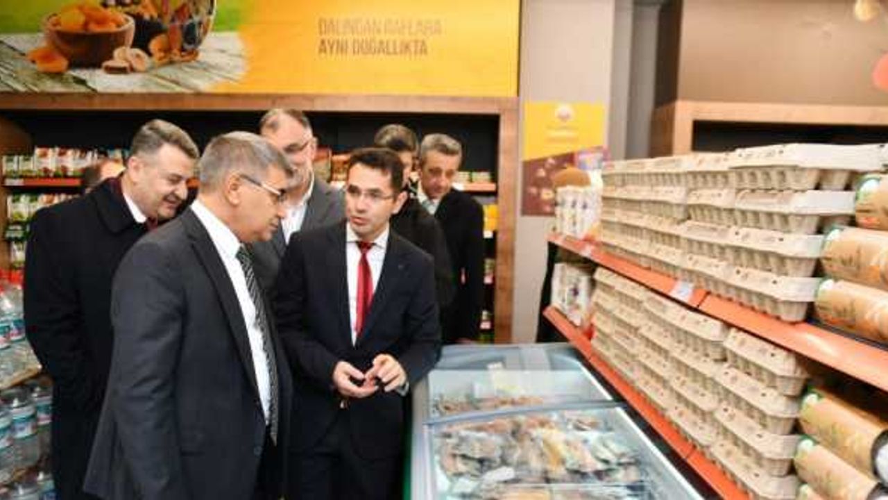 Karabük'te Tarım Kredi Kooperatif Marketi açıldı
