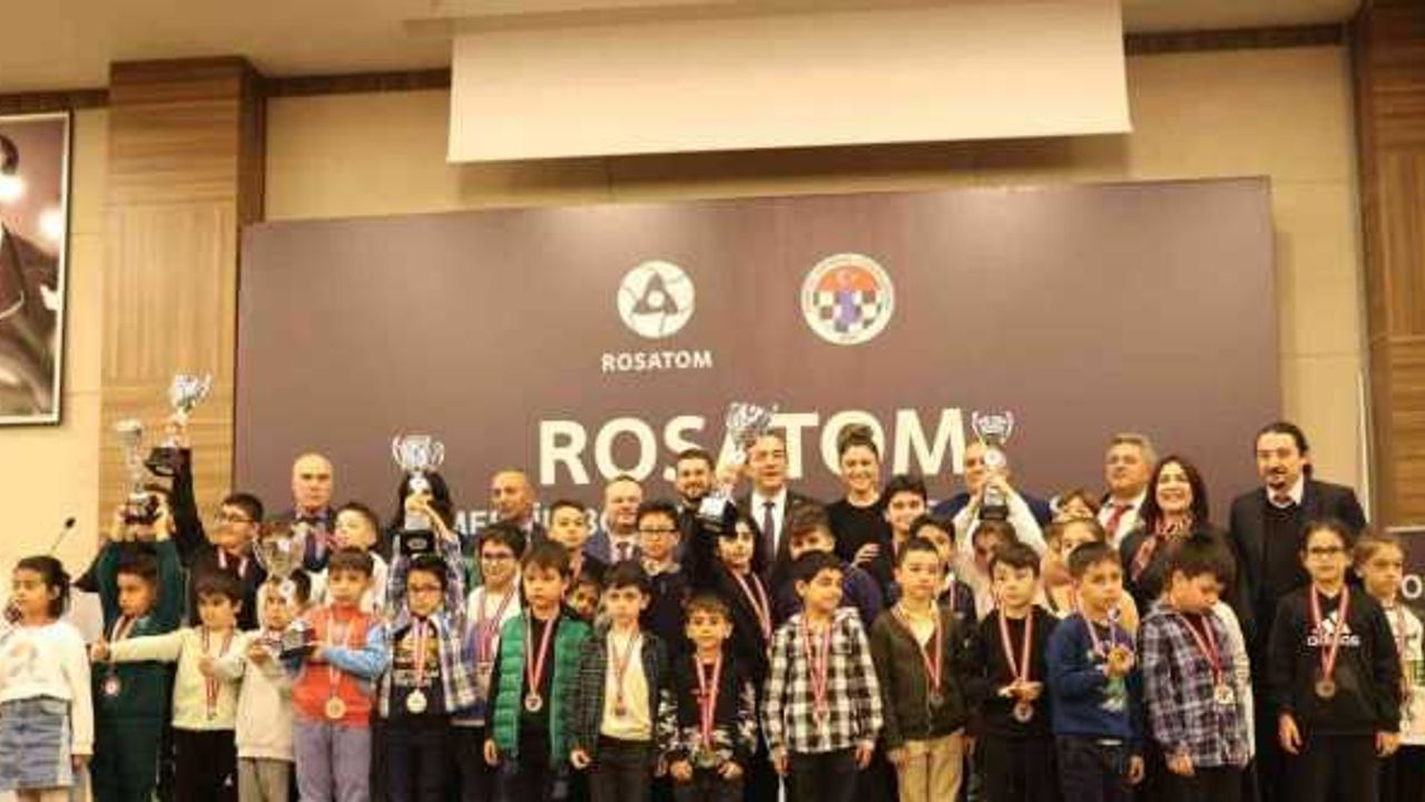 Rosatom Mersin Bölge Satranç Turnuvası'nda şampiyonlar belli oldu