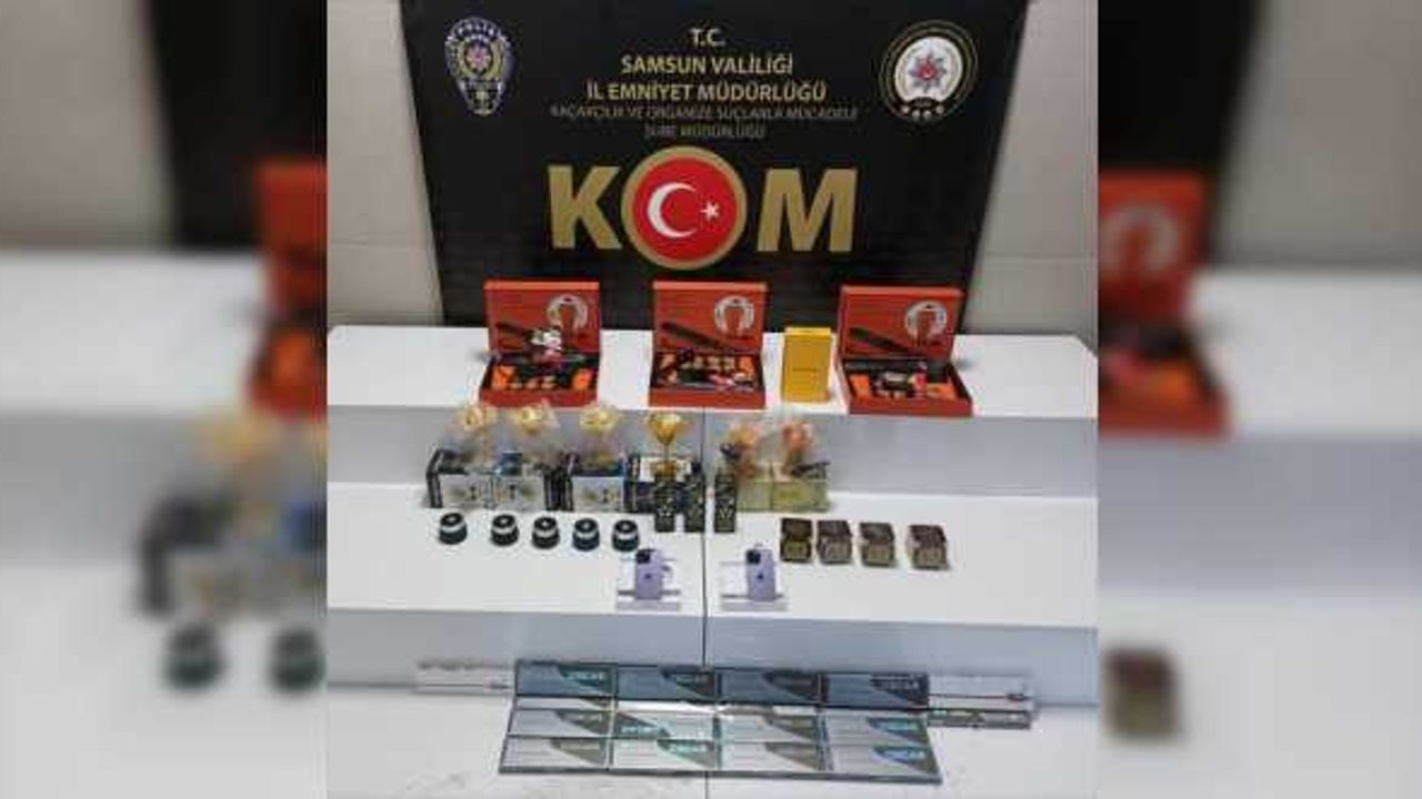 Samsun'da kaçakçılık operasyonunda yabancı uyruklu 2 zanlı yakalandı