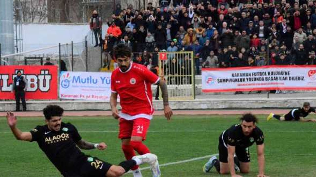 TFF 3. Lig: Karaman FK: 1 - Iğdır FK: 0