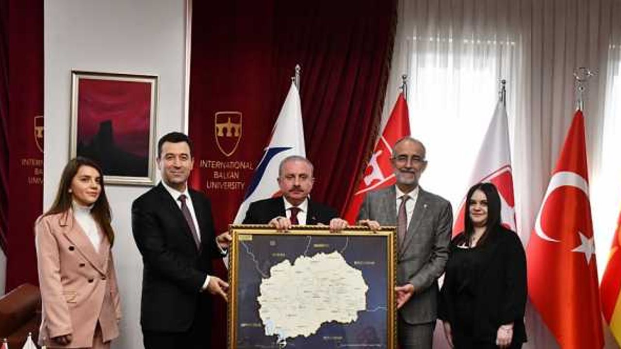 Uluslararası Balkan Üniversitesi "Makedonya Türkleri Kanıtlı Yerleşim Haritası"nı yayımladı