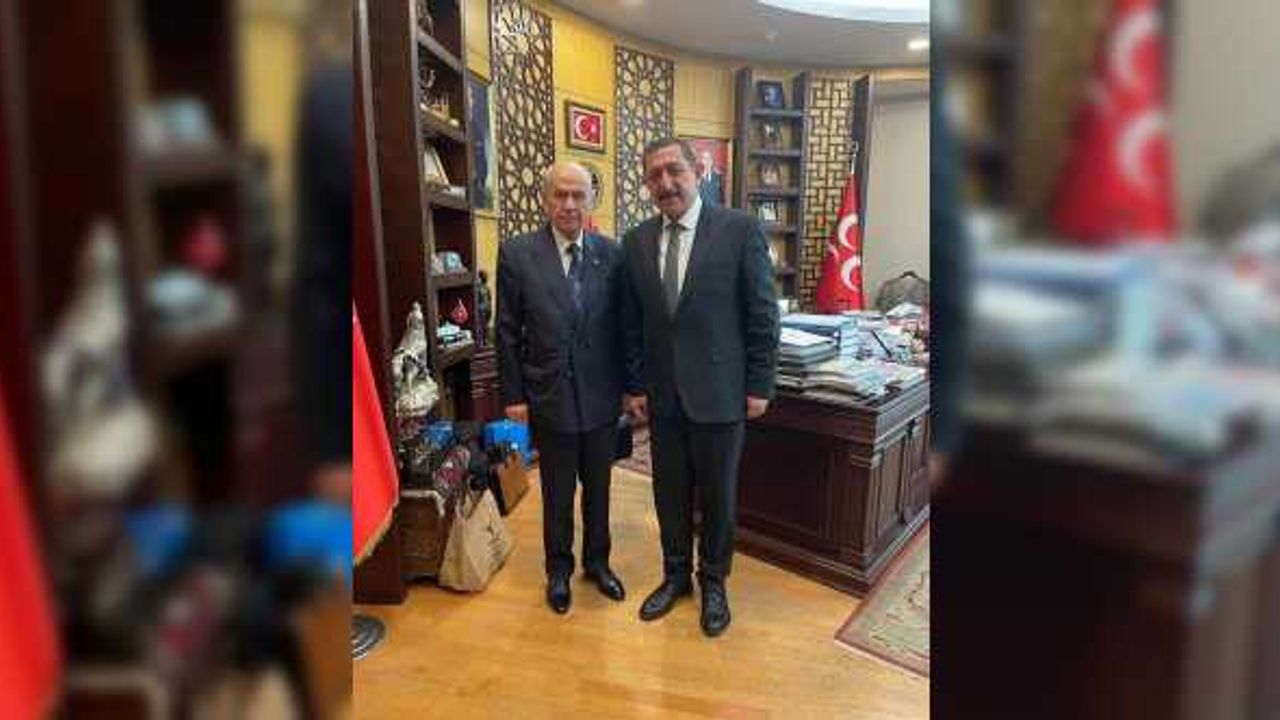 Belediye Başkanı Vidinlioğlu’dan MHP Genel Başkanı Devlet Bahçeli’ye ziyaret