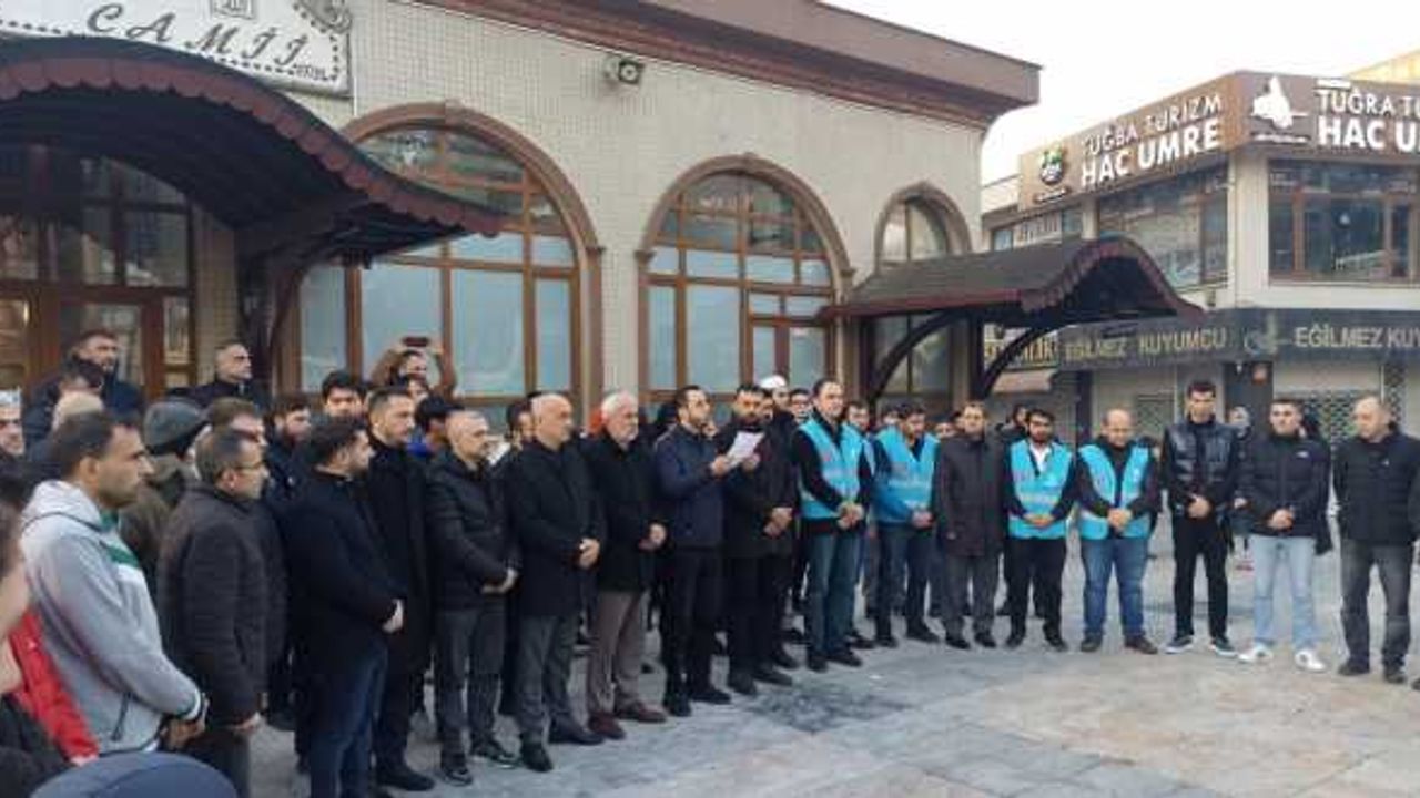 Düzce'de İsveç'te Kur'an-ı Kerim yakılmasına tepki