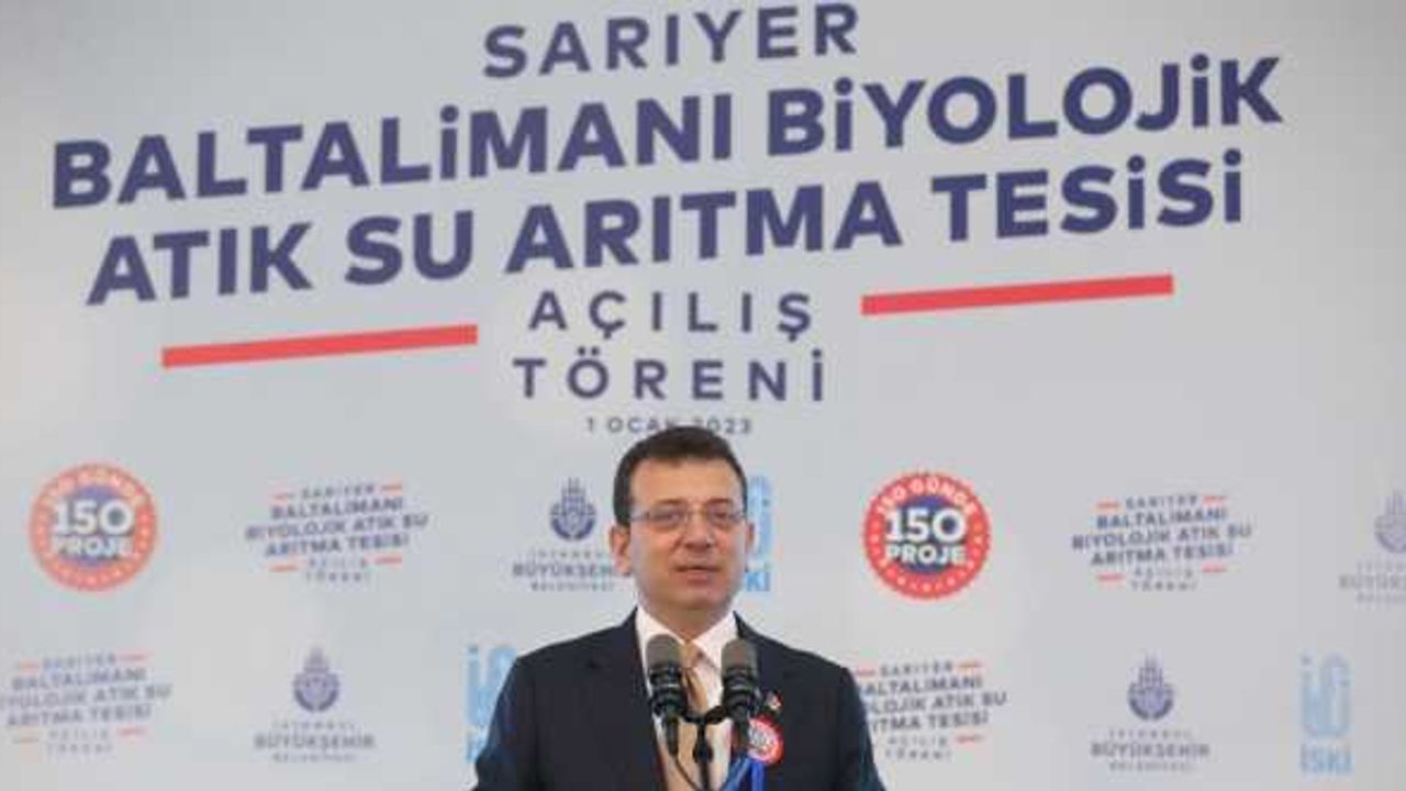 İSKİ Baltalimanı Biyolojik Atık Su Arıtma Tesisi törenle açıldı