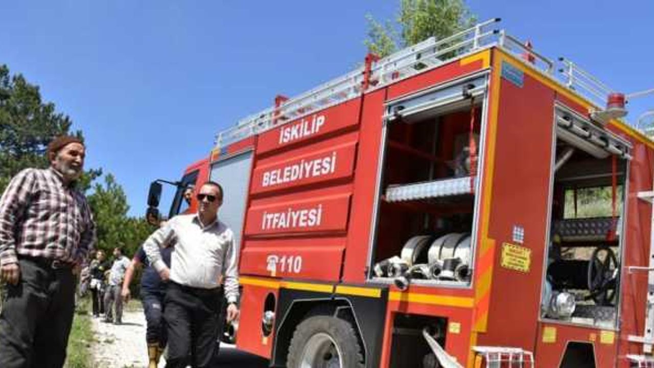 İskilip İtfaiye Müdürlüğü 2022'de 117 olaya müdahale etti