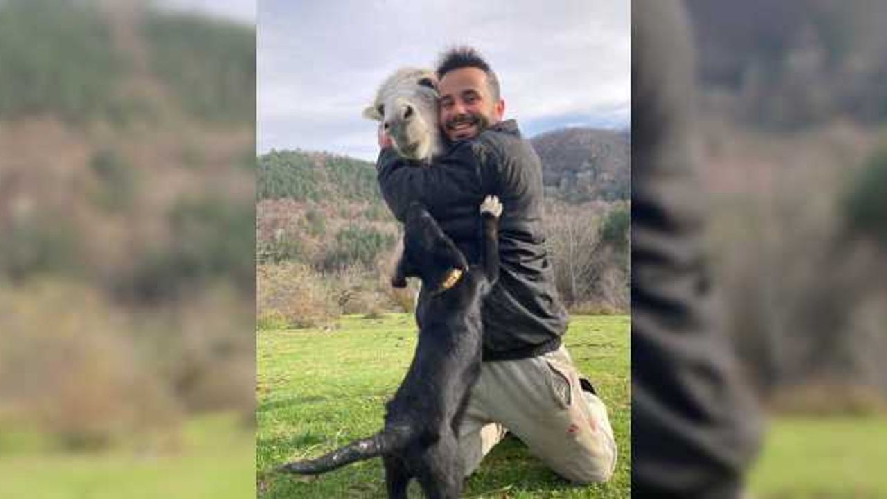 Karabük'te hayvancılıkla uğraşan gencin eşeği "Sakıb" ile dostluğu gülümsetiyor