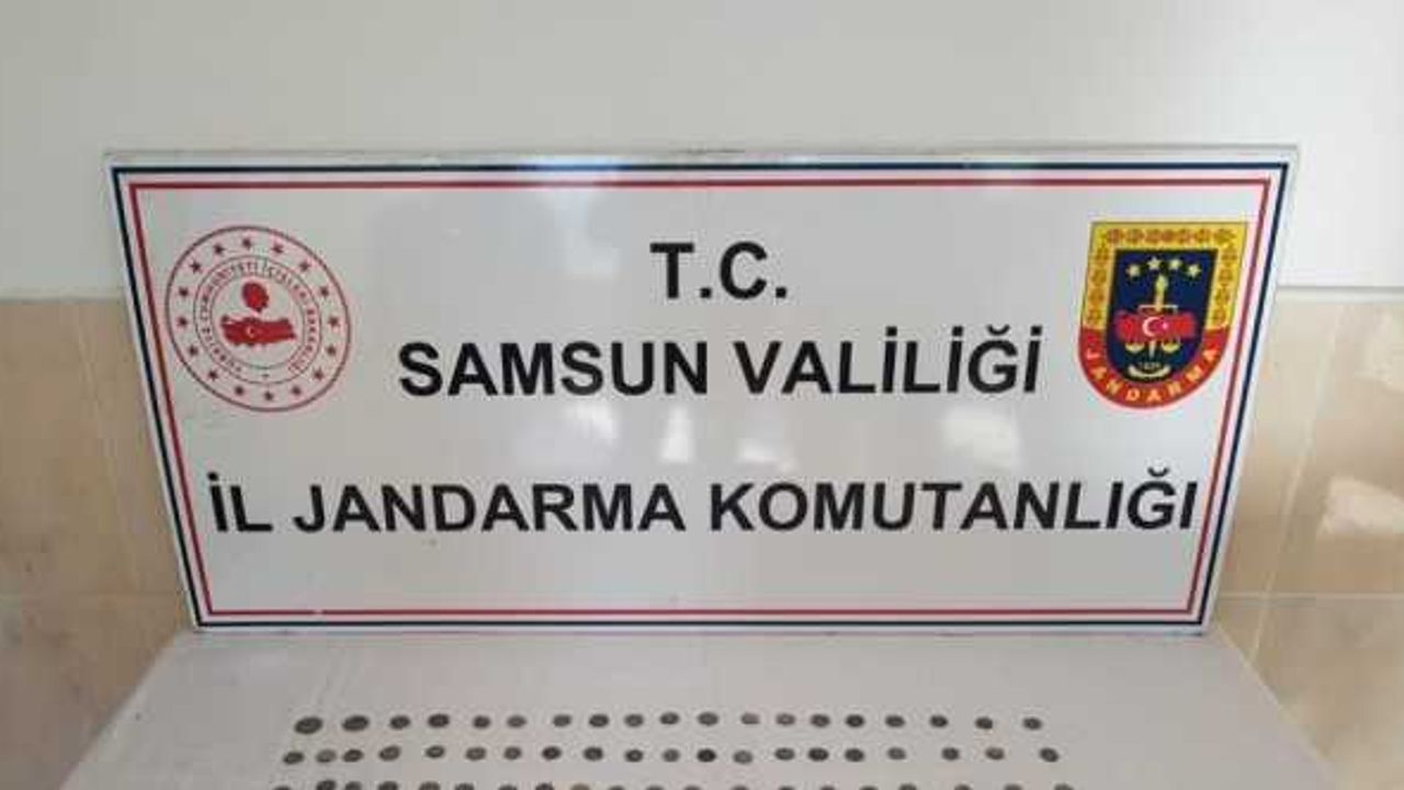 Samsun'da çeşitli dönemlere ait 101 sikke ele geçirildi