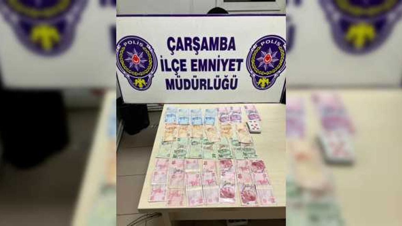 Samsun’da kumar oynatan kişiye adli işlem başlatıldı
