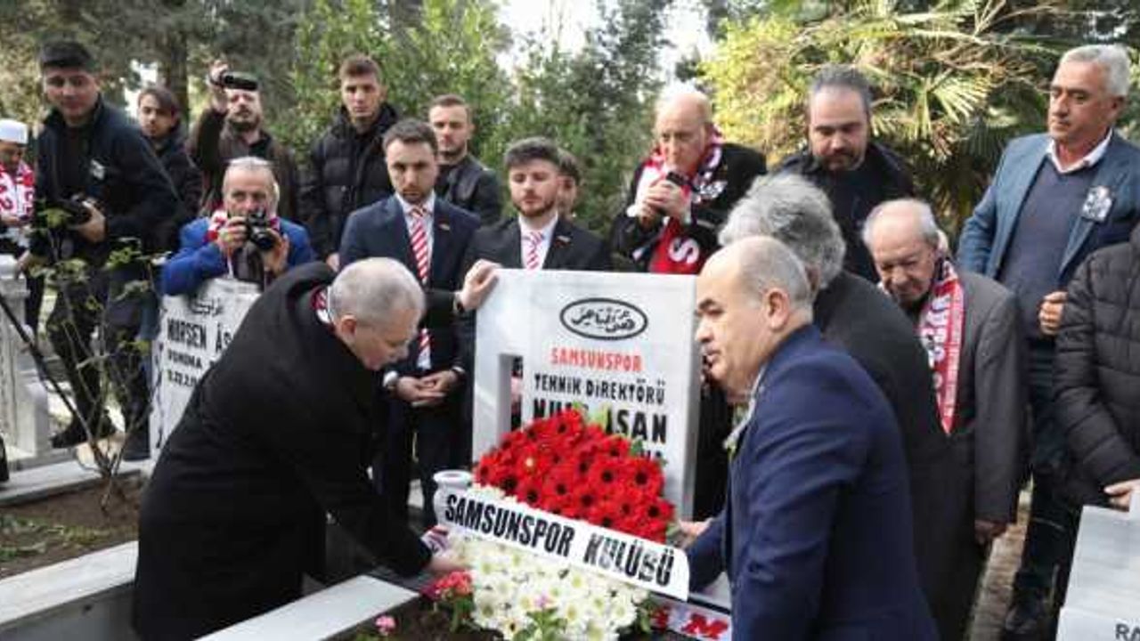 Samsunspor kafilesinin 34 yıl önce geçirdiği trafik kazasında vefat edenler anıldı