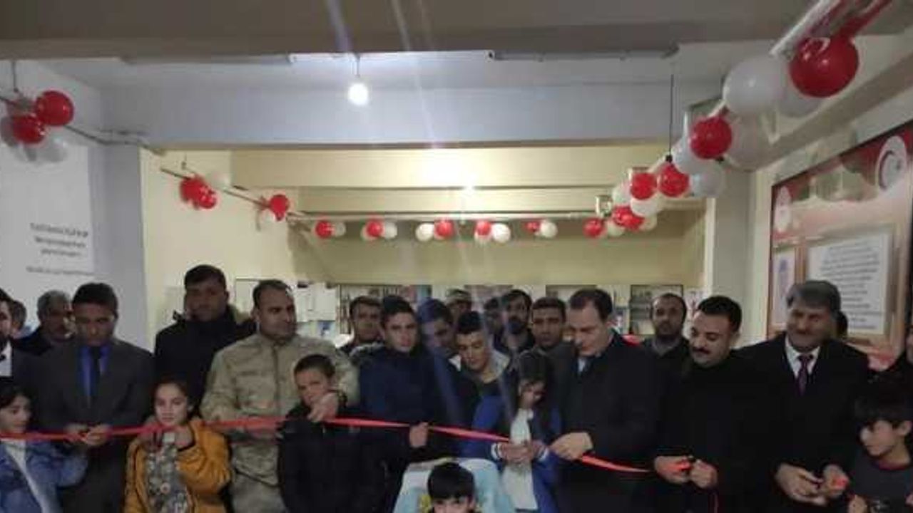 Şehit Güvenlik Korucusu Nusret Yalçın Kütüphanesi törenle açıldı