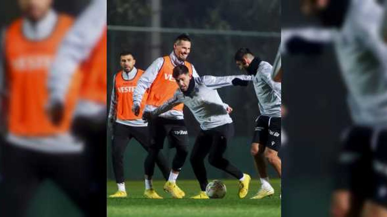 Trabzonspor, Medipol Başakşehir maçı hazırlıklarını sürdürdü