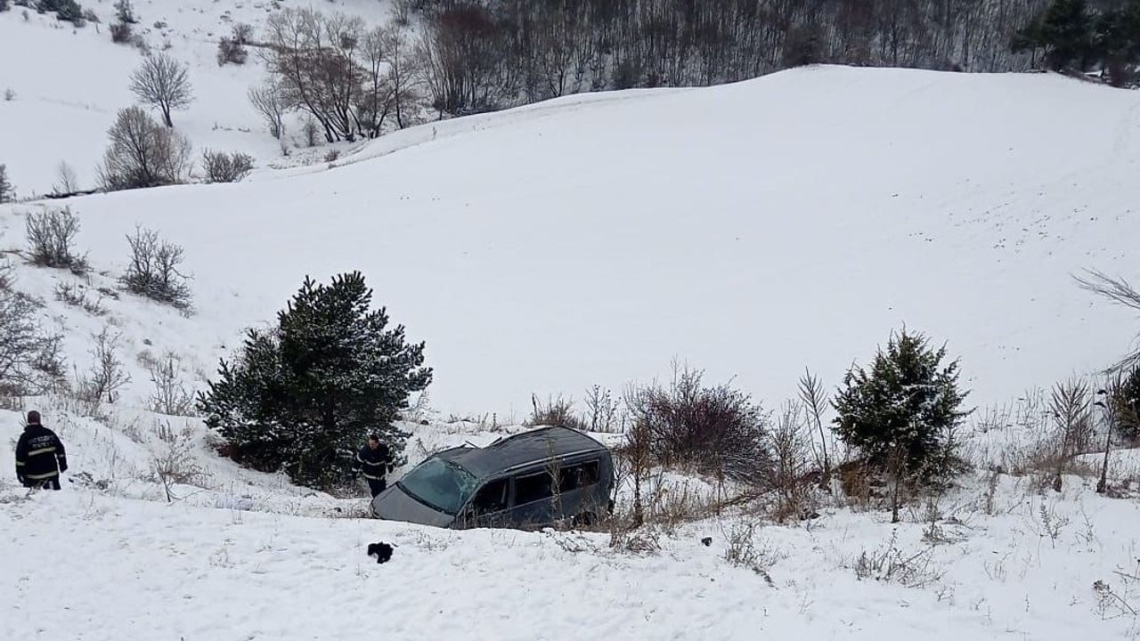 Kar yağışı ve buzlanma kazaya neden oldu: 1 ölü, 3 yaralı