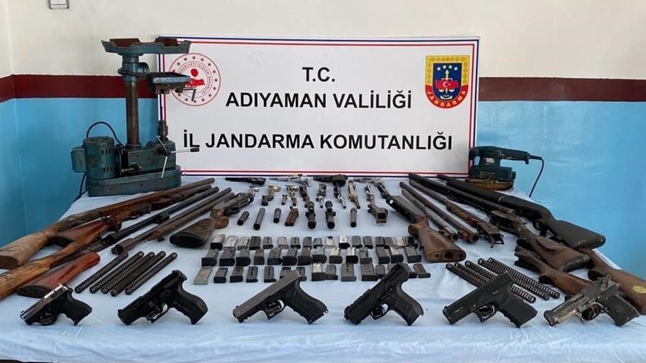 Jandarma ekiplerinden silah tamircisine operasyon