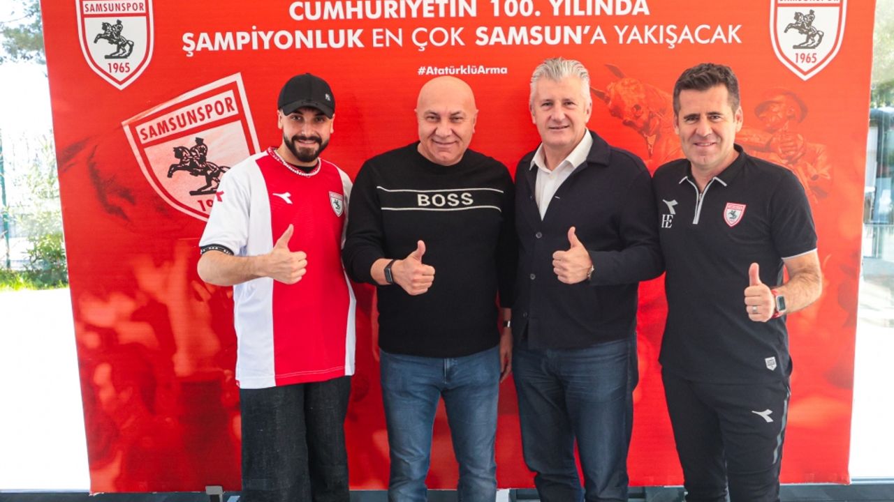 Hırvatistan Futbol Federasyonu Başkanı Davor Suker, Samsunspor'u ziyaret etti