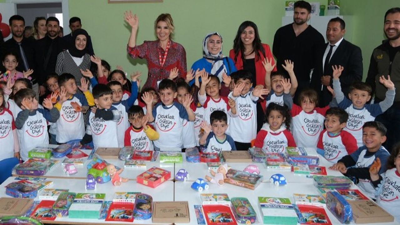Çocuklar Gülsün Diye 43. Anaokulu Diyarbakır Hani'de açtı