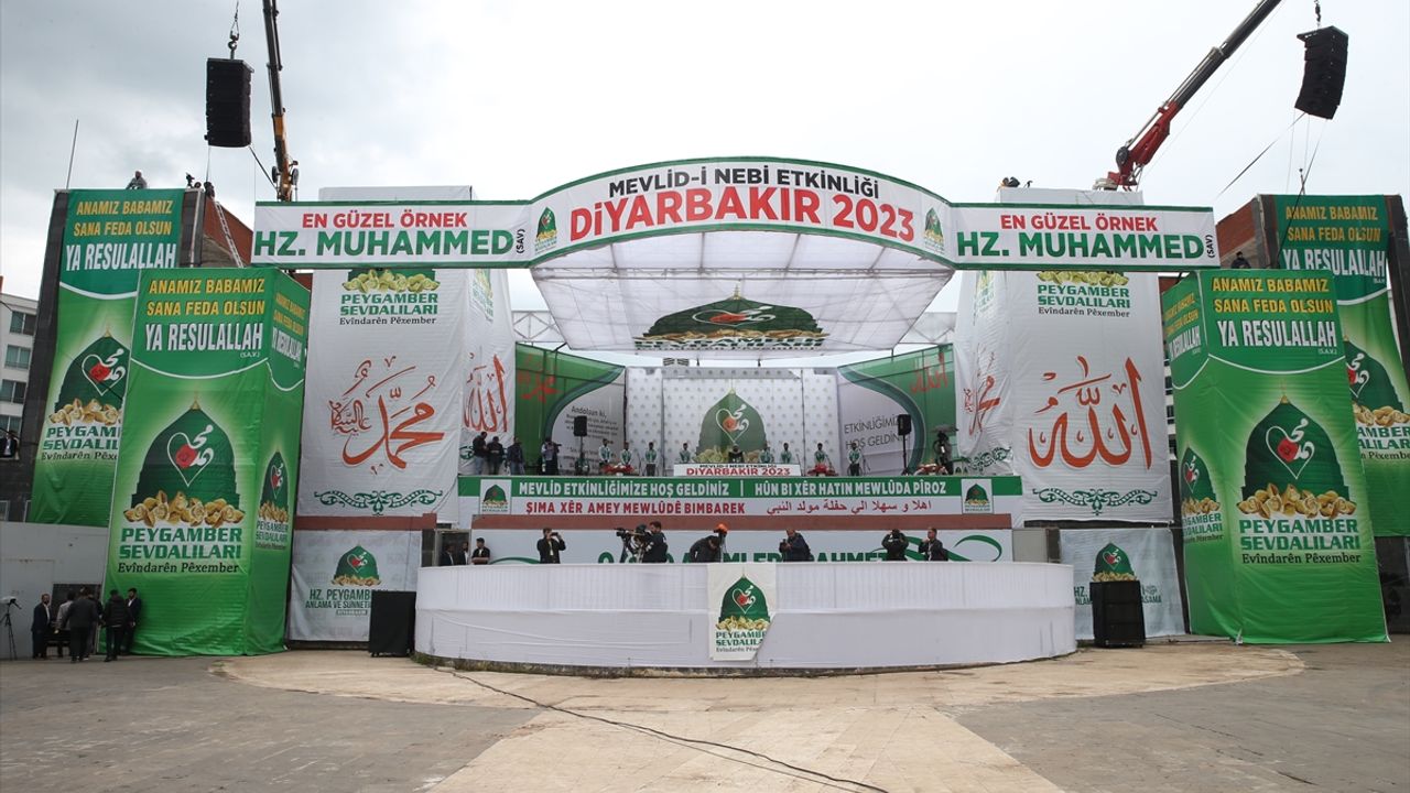 DİYARBAKIR -  "En Güzel Örnek Hz. Muhammed" etkinliği düzenlendi