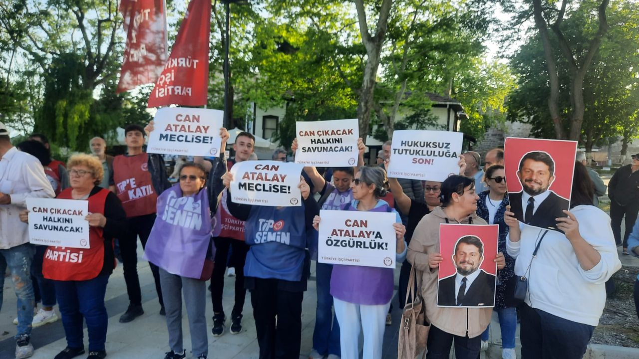 Sinop'ta TİP üyeleri Atalay'ın tahliyesi için basın açıklaması yaptı