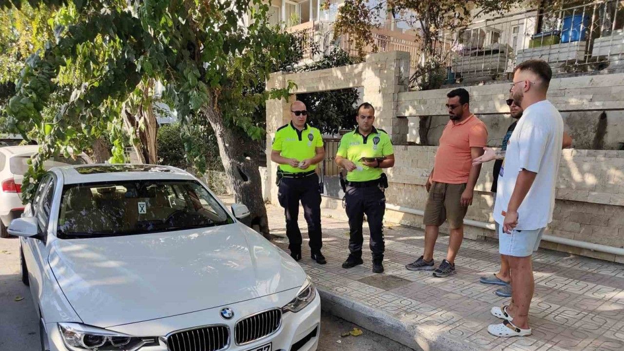 Kuşadası’nda drift yapan alkollü sürücüye 26 bin lira ceza