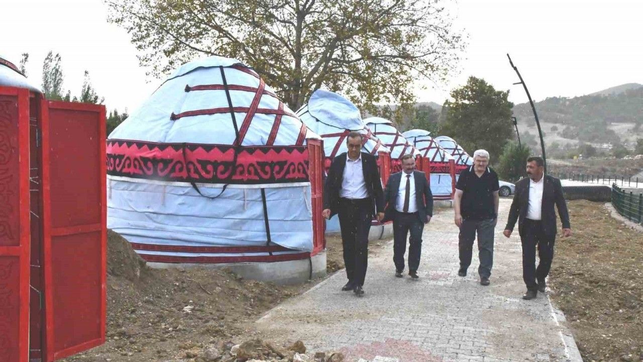 Belediye Başkanı Doğan, Türk otağı ve mesire alanında incelemelerde bulundu