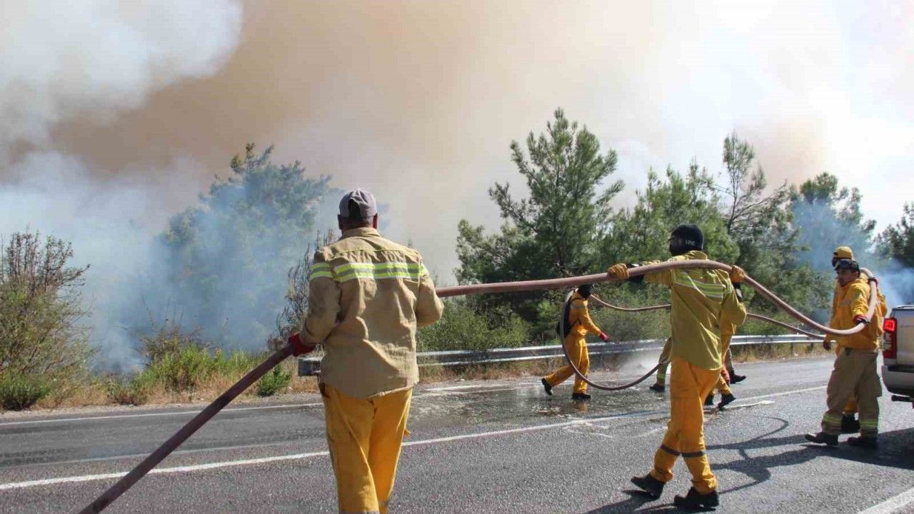 İzmir’de orman yangınında ekip sayısı artırıldı