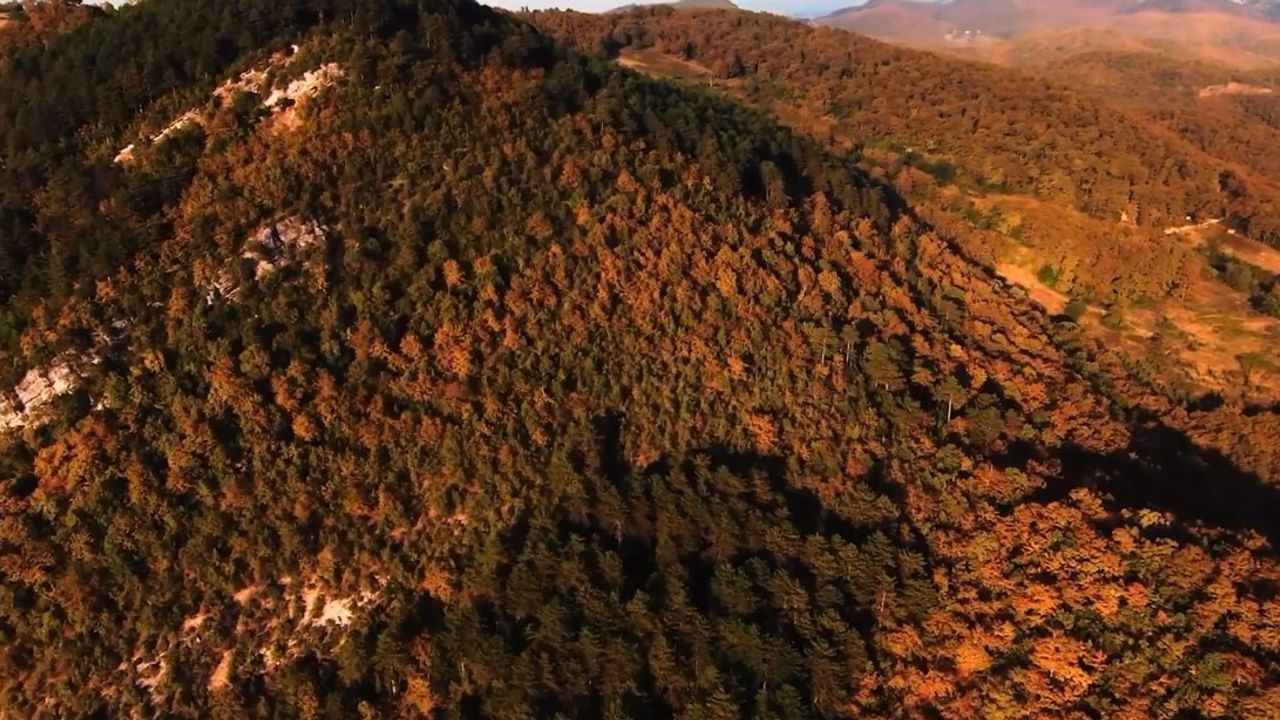 Zonguldak’ta eşsiz sonbahar manzarası