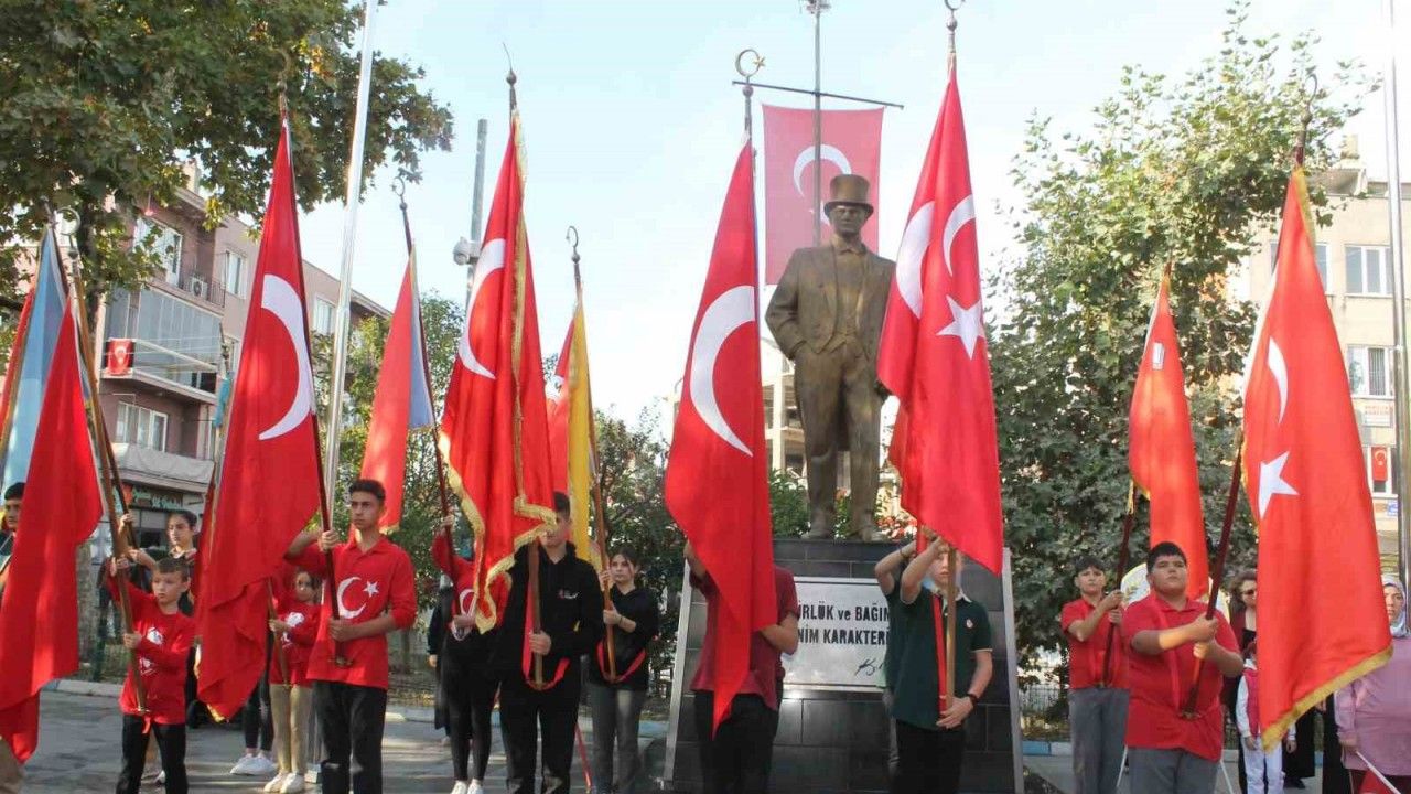 Manyas’ta Cumhuriyet bayramı törenlerle kutlandı