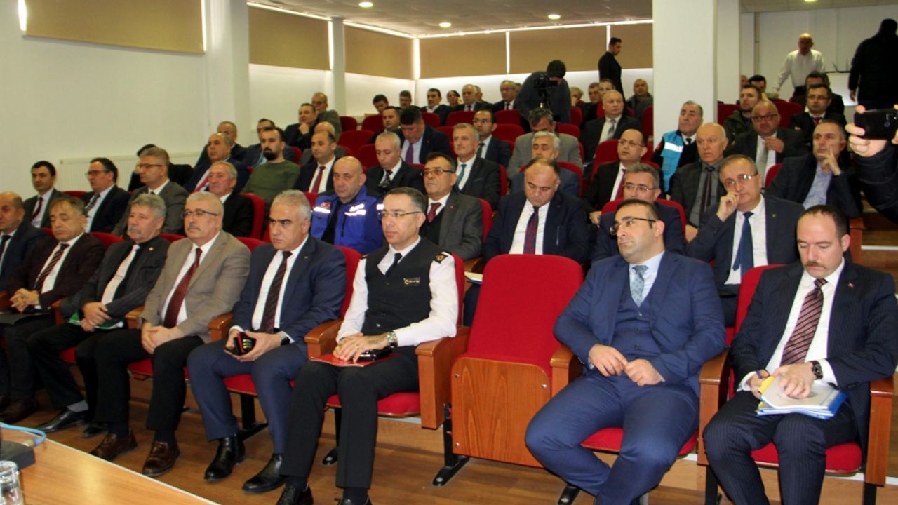 Sinop'ta koordinasyon kurulu toplantısı gerçekleştirildi