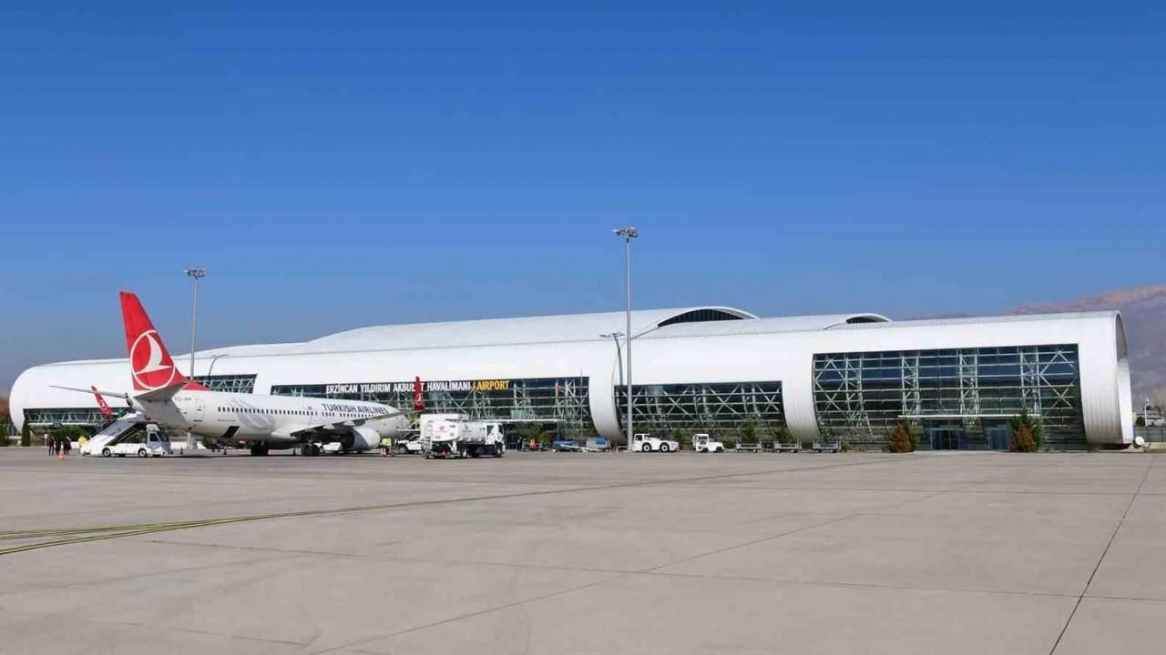 2023 yılında Erzincan Yıldırım Akbulut Havalimanı’ndan 394 bin yolcu faydalandı