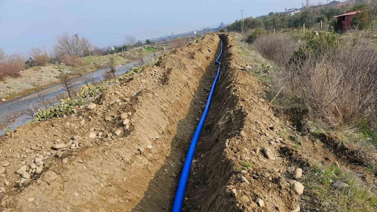 Salihli’de 700 metrelik içme suyu hattı yenilendi