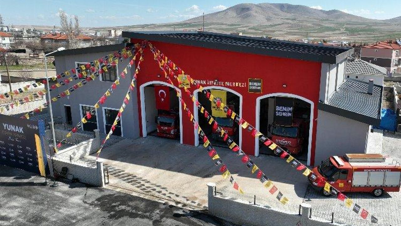 Konya Büyükşehir'den Yunak'a itfaiye merkezi
