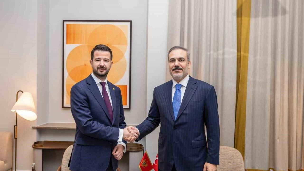 Dışişleri Bakanı Fidan, Karadağ Cumhurbaşkanı Milatovic ile görüştü