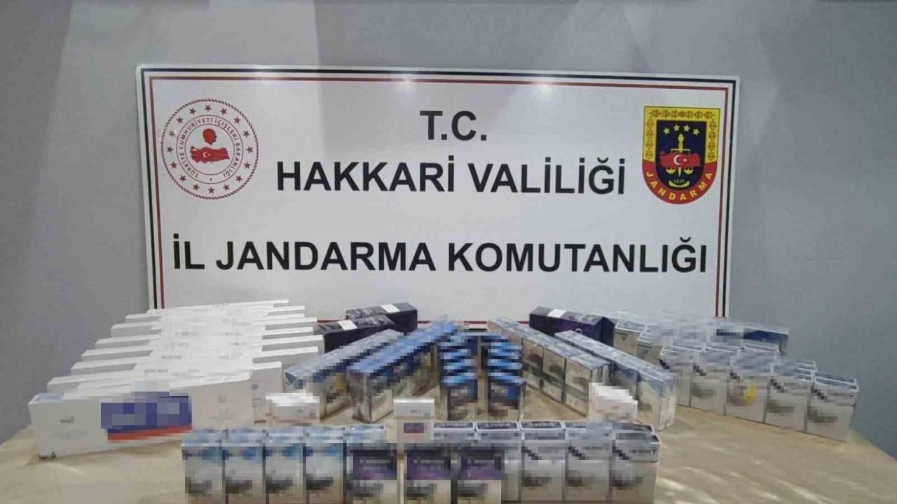 Hakkari’de kaçakçılık operasyonu