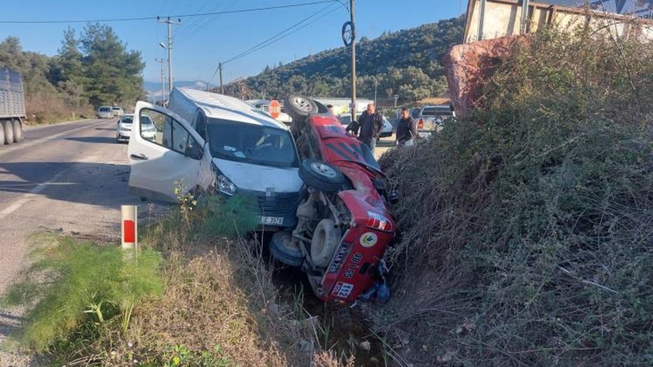 Milas’ta trafik kazası: 2 yaralı