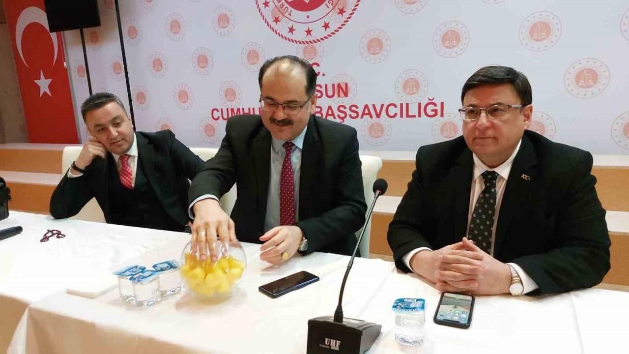 Samsun’da İl Seçim Kurulu için birinci asıl üye kura çekimi yapıldı