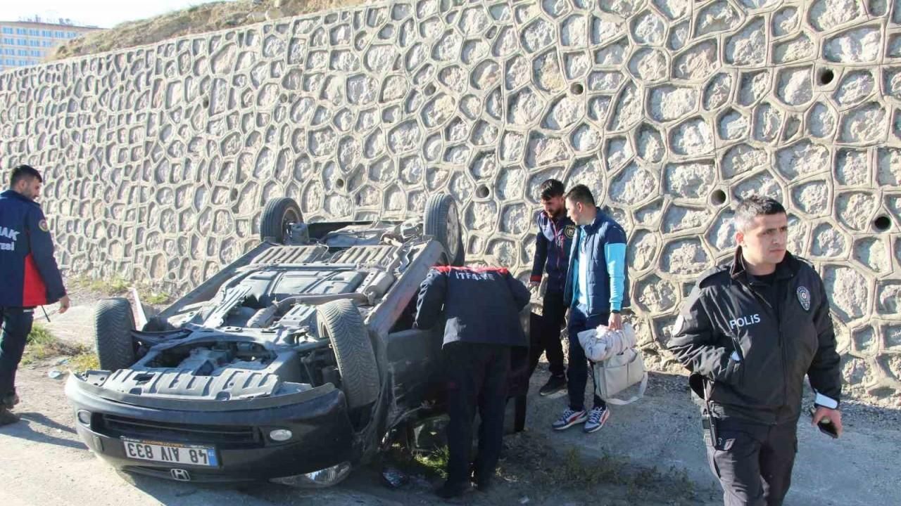 Şırnak’ta otomobil takla attı: 1 yaralı
