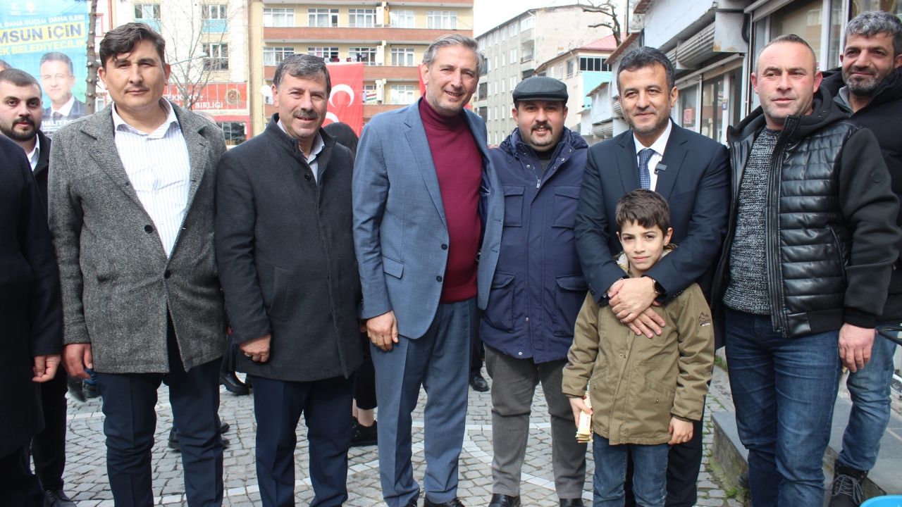 AK Parti Samsun Büyükşehir Belediye Başkan adayı Doğan'dan Tekkeköy ilçesine ziyaret