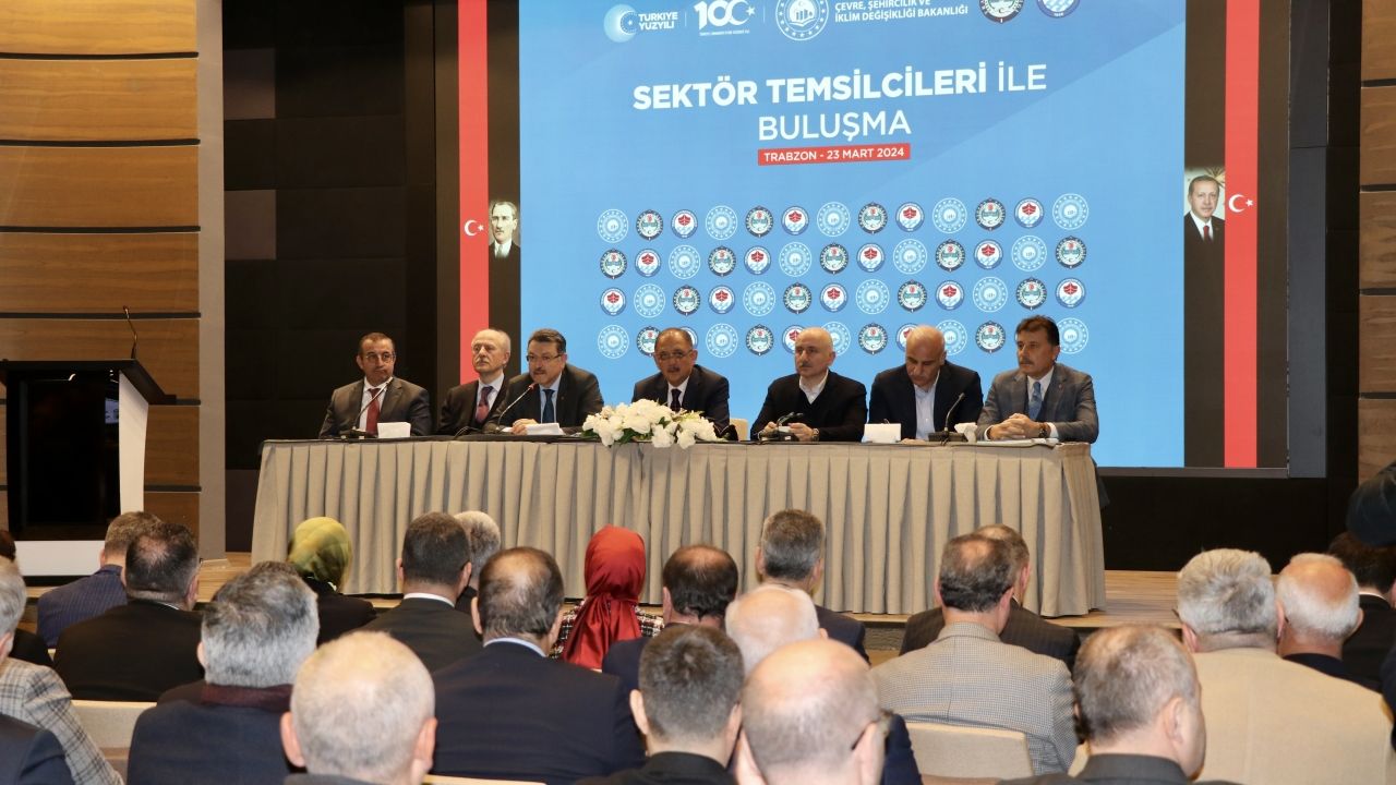 Çevre, Şehircilik ve İklim Değişikliği Bakanı Özhaseki, Trabzon'da konuştu: