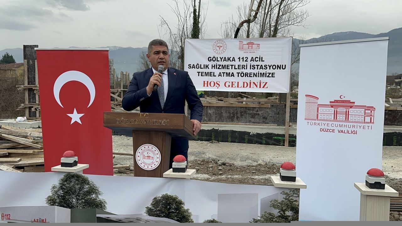 Düzce'de Aile Sağlığı ve 112 Komuta merkezlerinin temeli atıldı